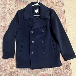 GAP Jackets Coats Brand New Navy Style Blue Wool Peacoat